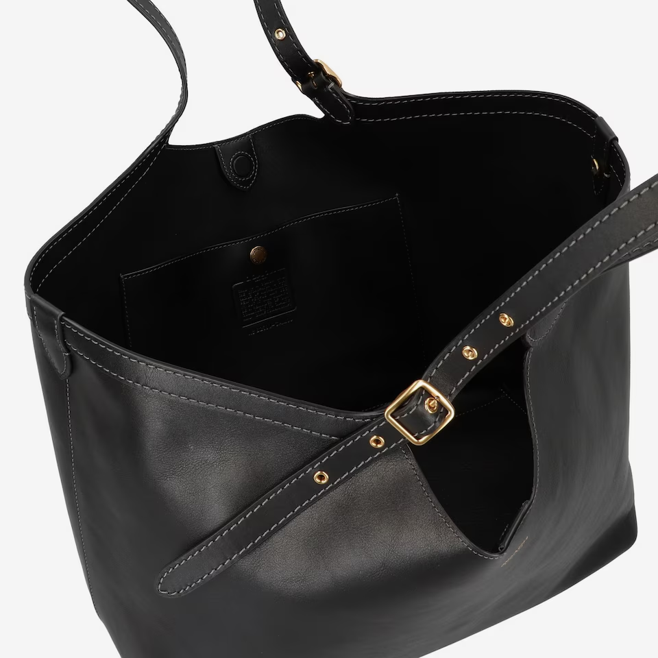 (⏰Last Day Promotion $10 OFF)-Branded Leather Tote Bag