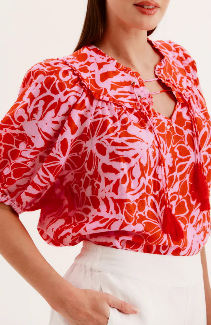 Tasseled Strappy Primrose Top