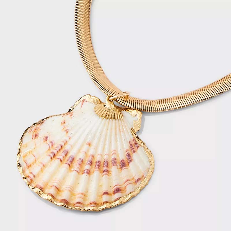Fashion Beach Shell Starfish Sea Shell Necklace Earrings