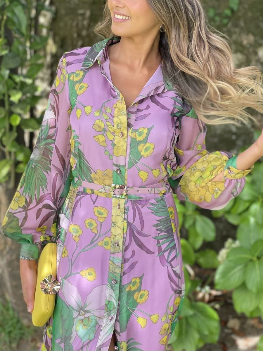 (⏰New Arrivals Promotion $20 OFF) Lilac Floral Maxi Dress