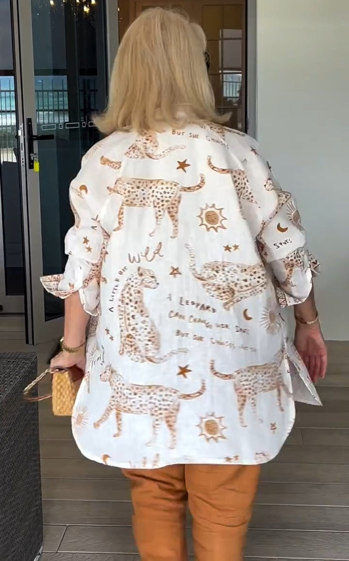 Printed Casual Two Piece Set