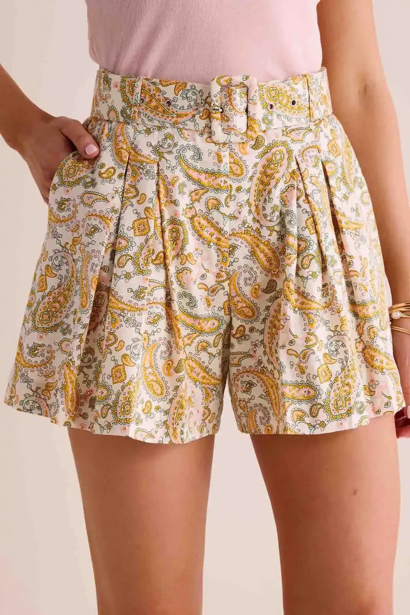 Embroidered Printed Two-piece Set