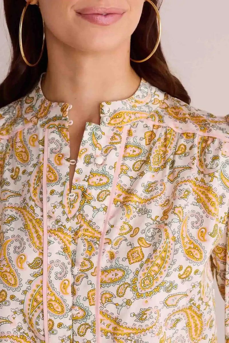 Embroidered Printed Two-piece Set