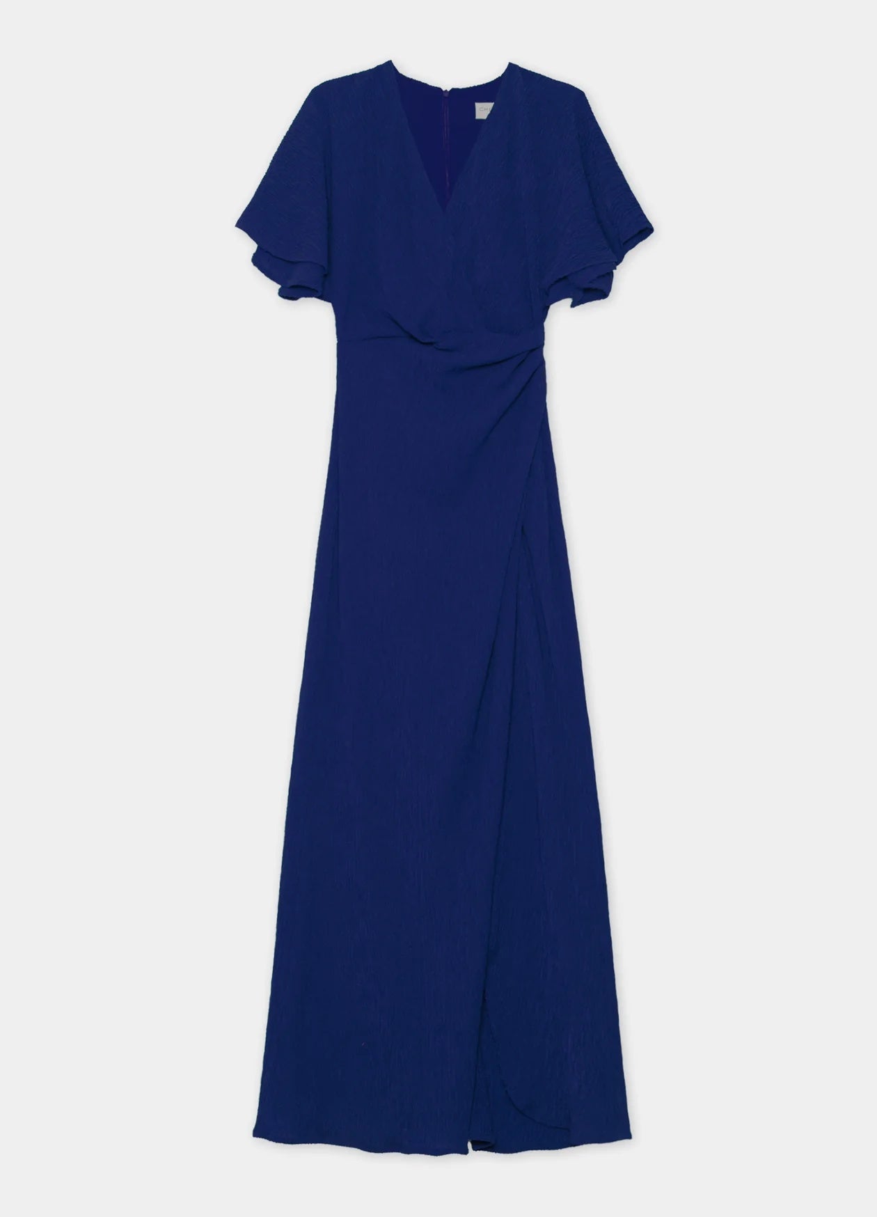 Asymmetric Ruffle Midi Dress