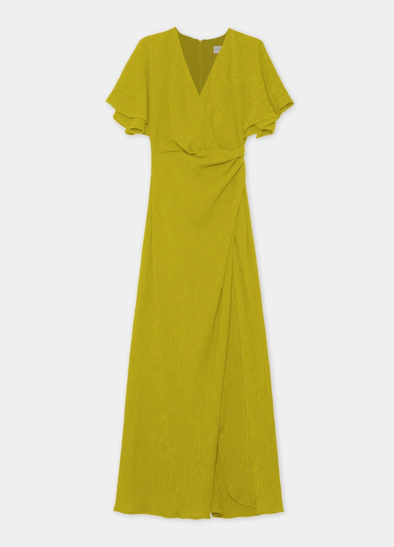 Asymmetric Ruffle Midi Dress
