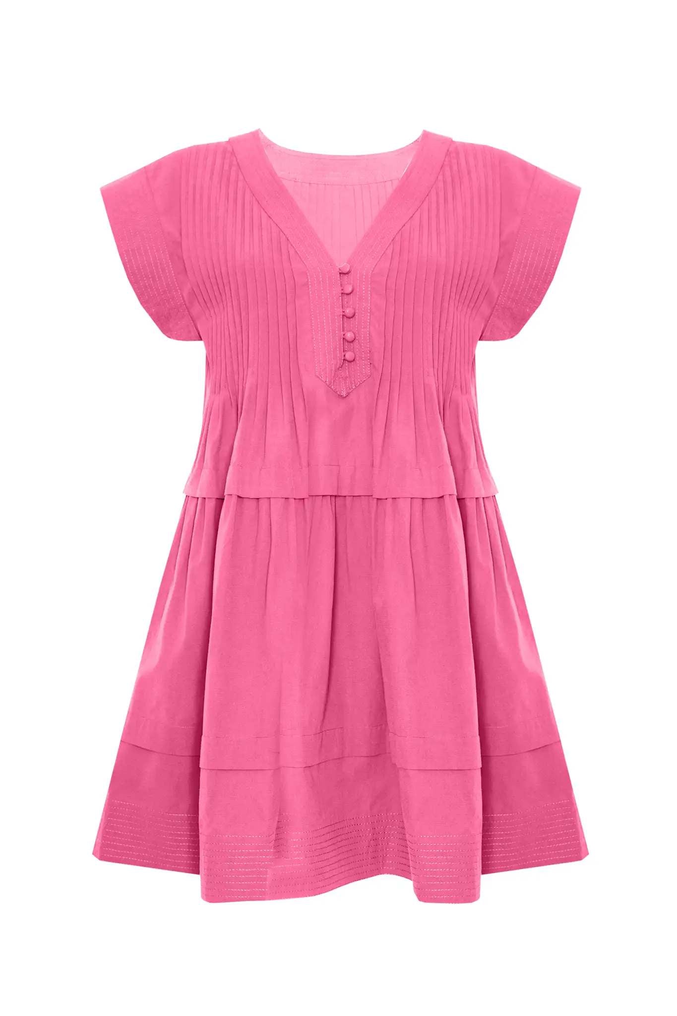Ruffle Sleeve Mini Dress