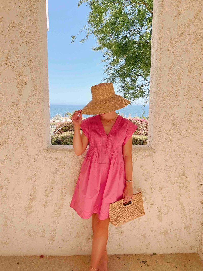 Ruffle Sleeve Mini Dress