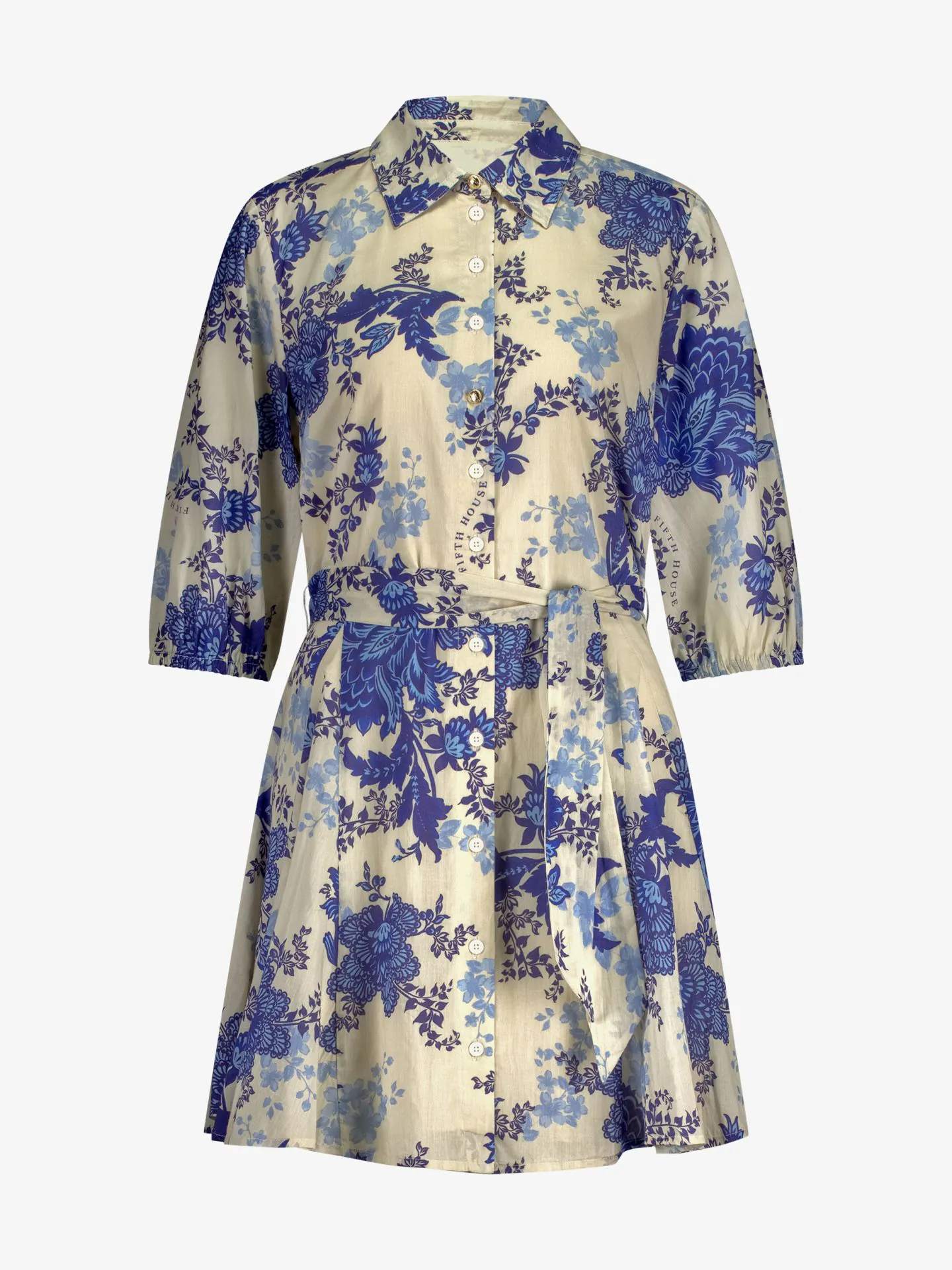 Floral Print A-line Dress