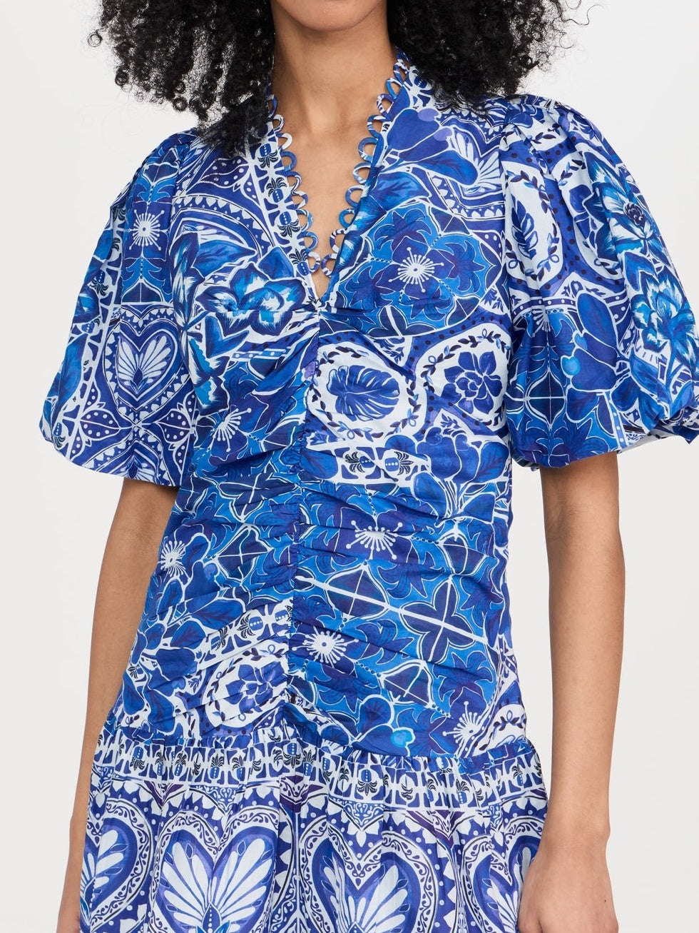 Puff Sleeve Mini Dress