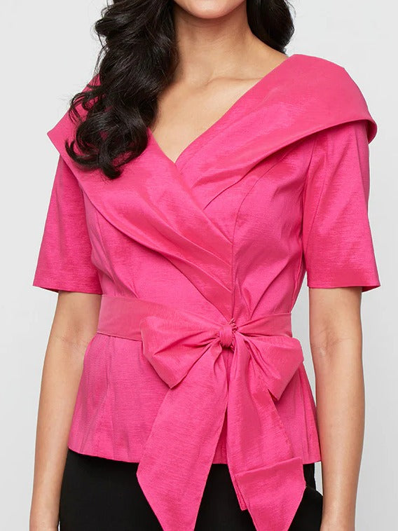 Elbow Sleeve Stretch Top