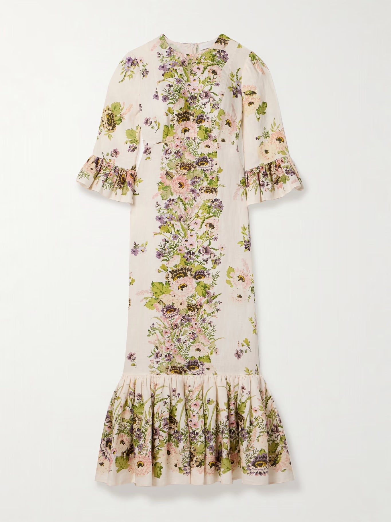 Floral Print Ruffle Dress