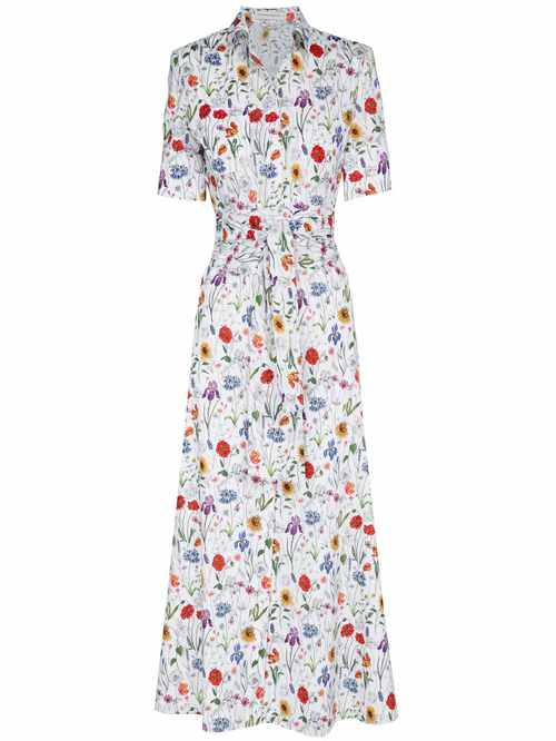 Floral Print Shirt Dress