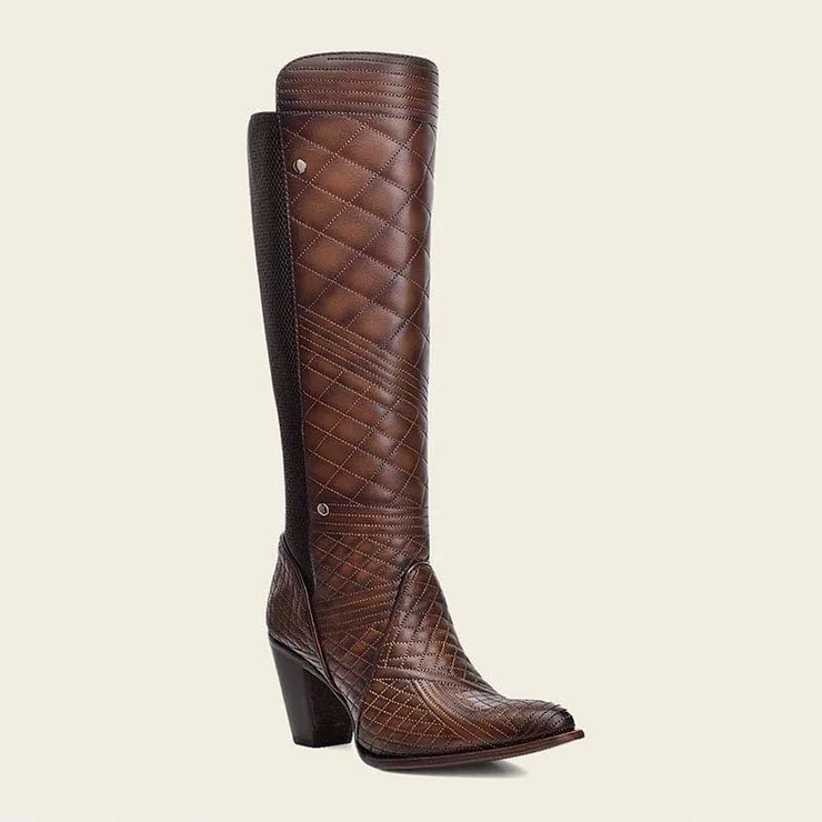 Cowhide Honey Casual Boots