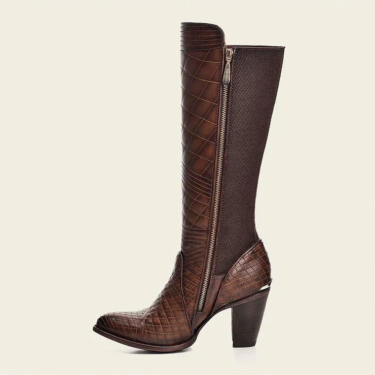 Cowhide Honey Casual Boots