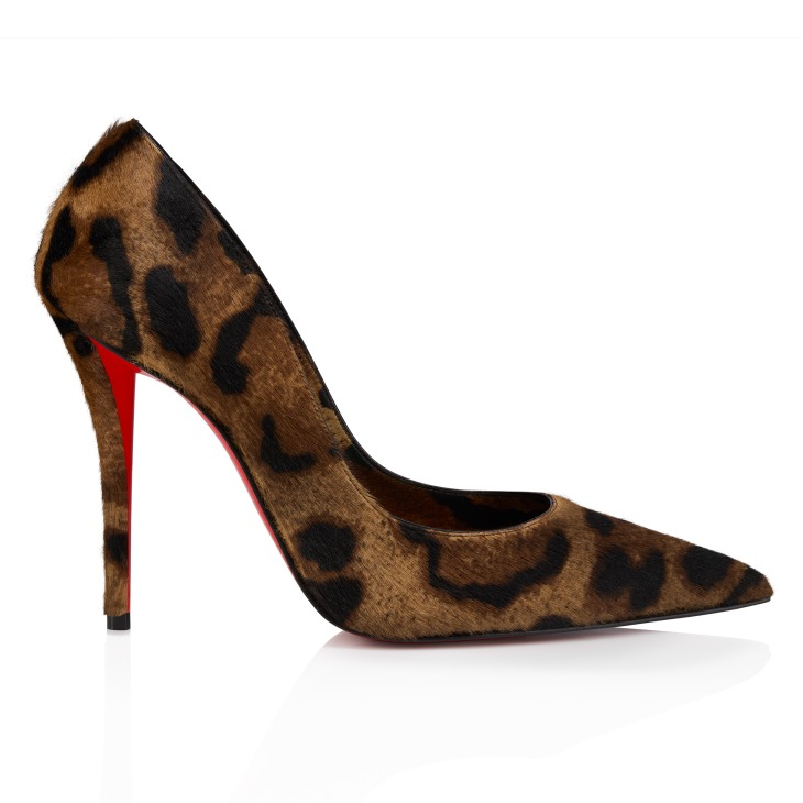 Bangladesh-Printed Fuzzy Calfskin And Kidskin High Heels