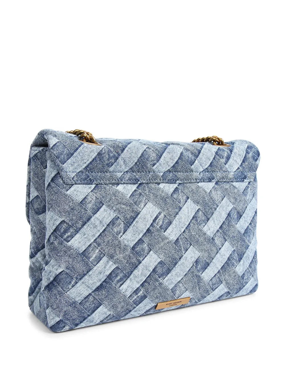 Large Soft Denim Shoulder Bag