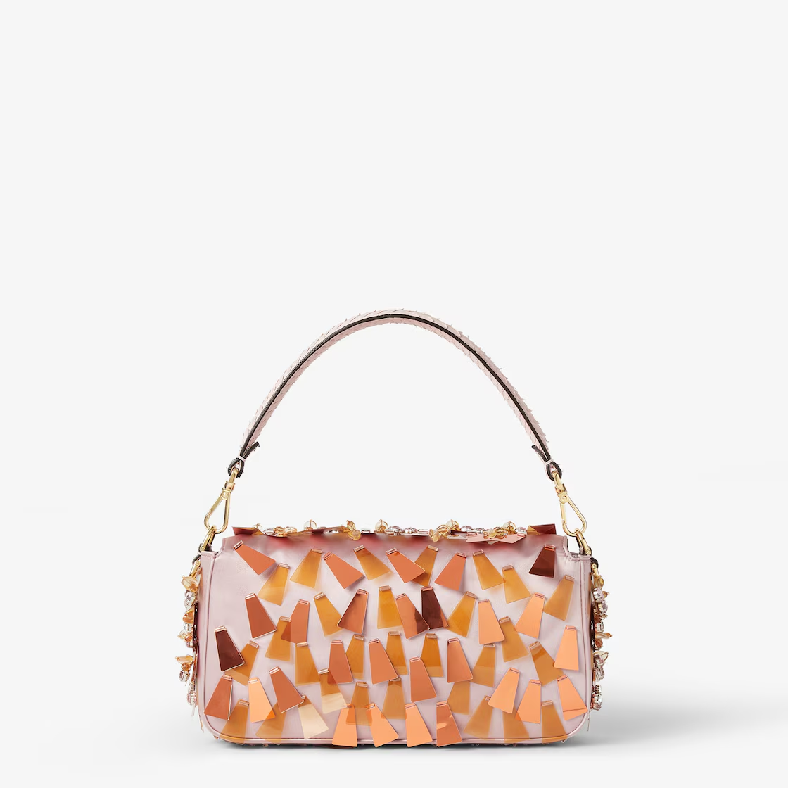 Pink Satin Fabric Bag