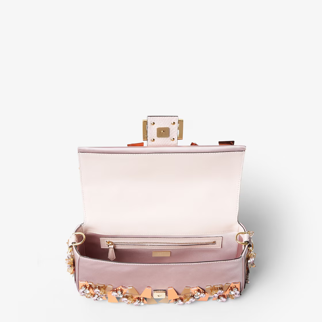 Pink Satin Fabric Bag