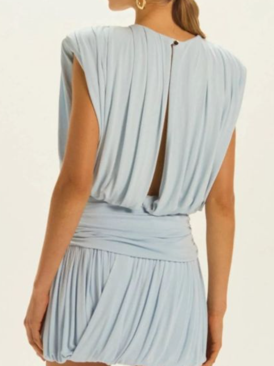 Pleated Skirt Suit