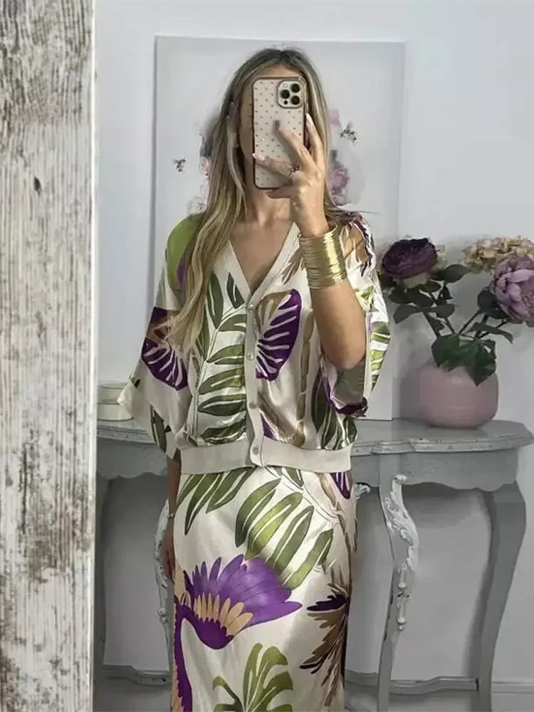 Chic Floral Comfy 2pc Set