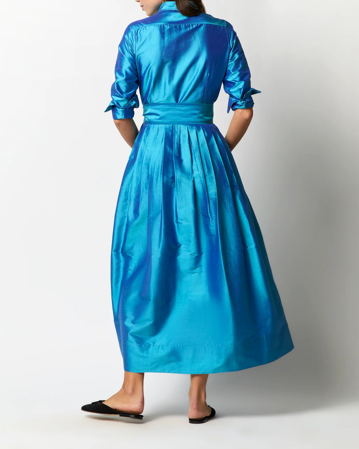 Classic Shirtwaist Maxi Dress