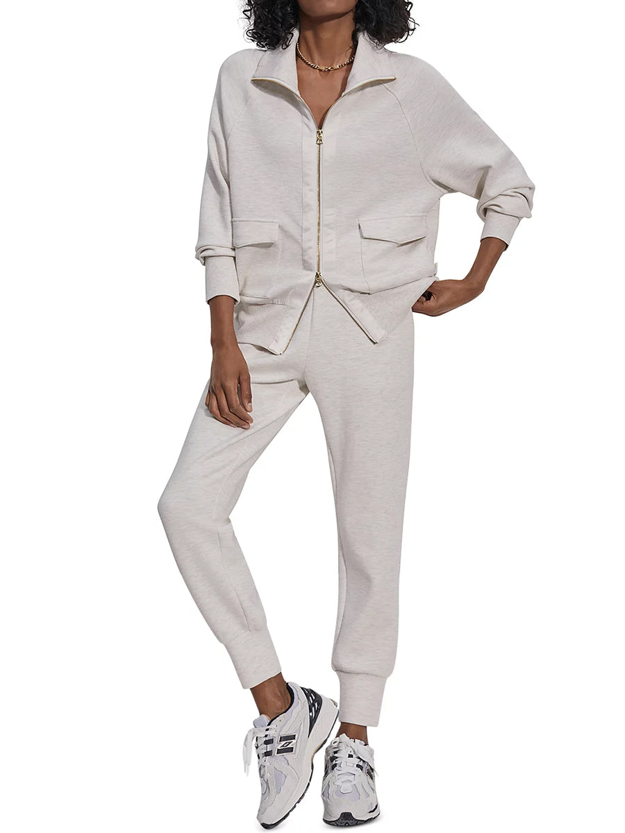 Half-turtleneck Zipper Casual Suit