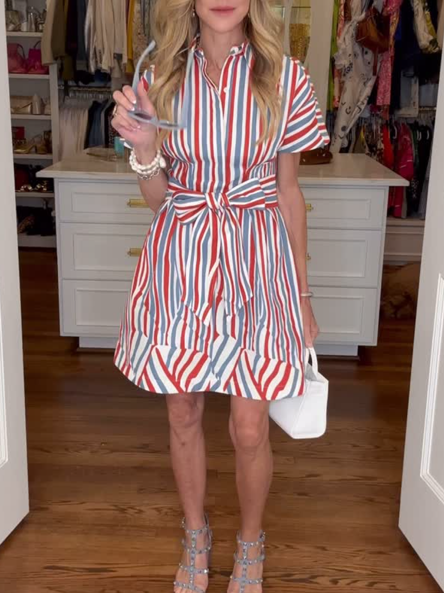 Fashion Striped Dress