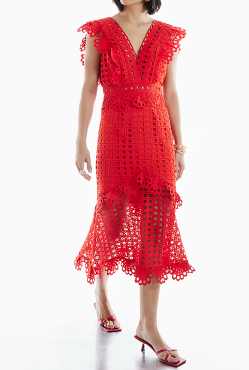 Demure Summer Occasion Dress