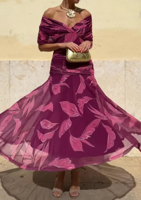 The Demure Mesh Occasion Dress