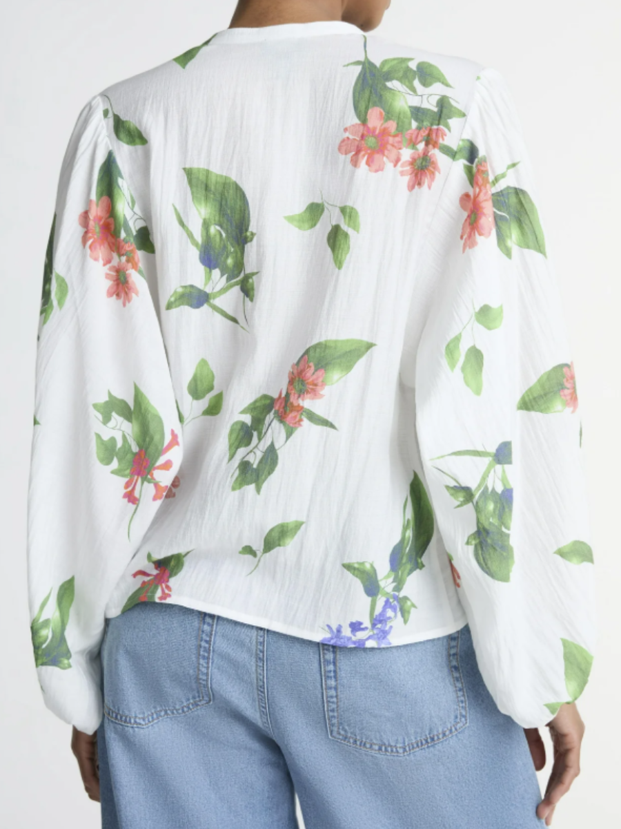 Comfy Floral Casual Blouse