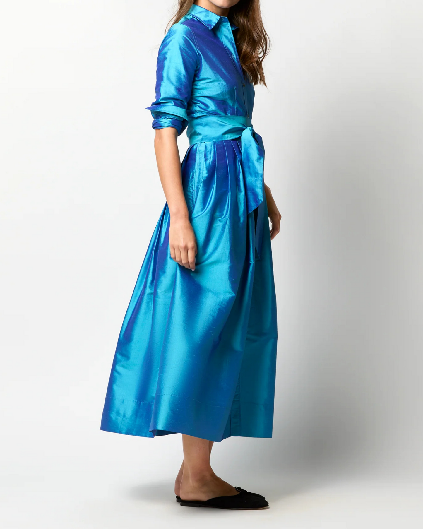 Classic Shirtwaist Maxi Dress