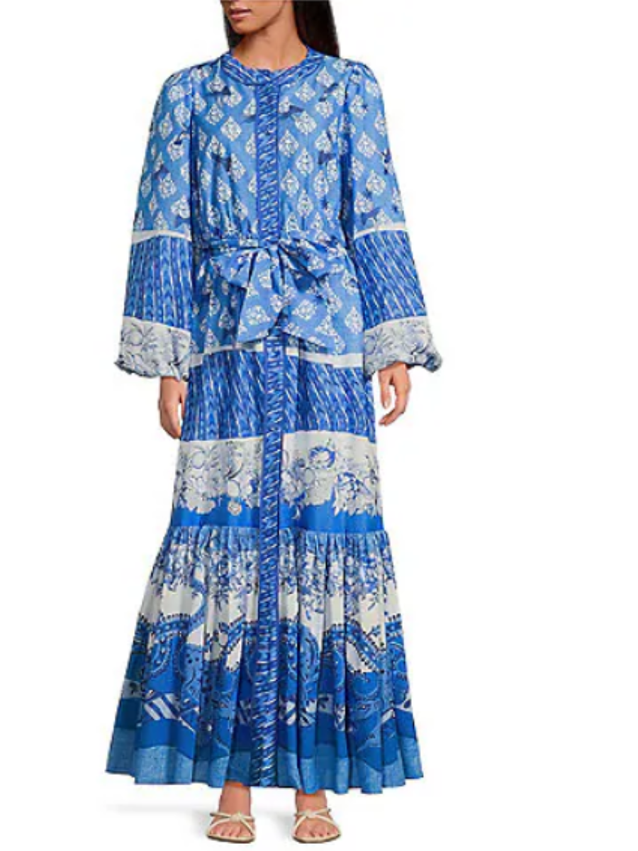 Casual Print Maxi Dress