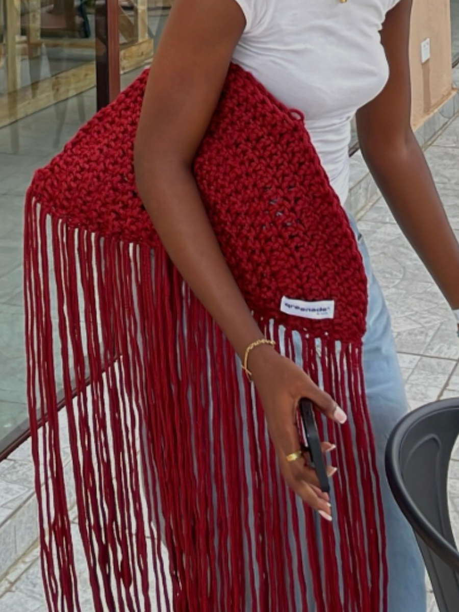 Bohemian Tassel Woven Bag