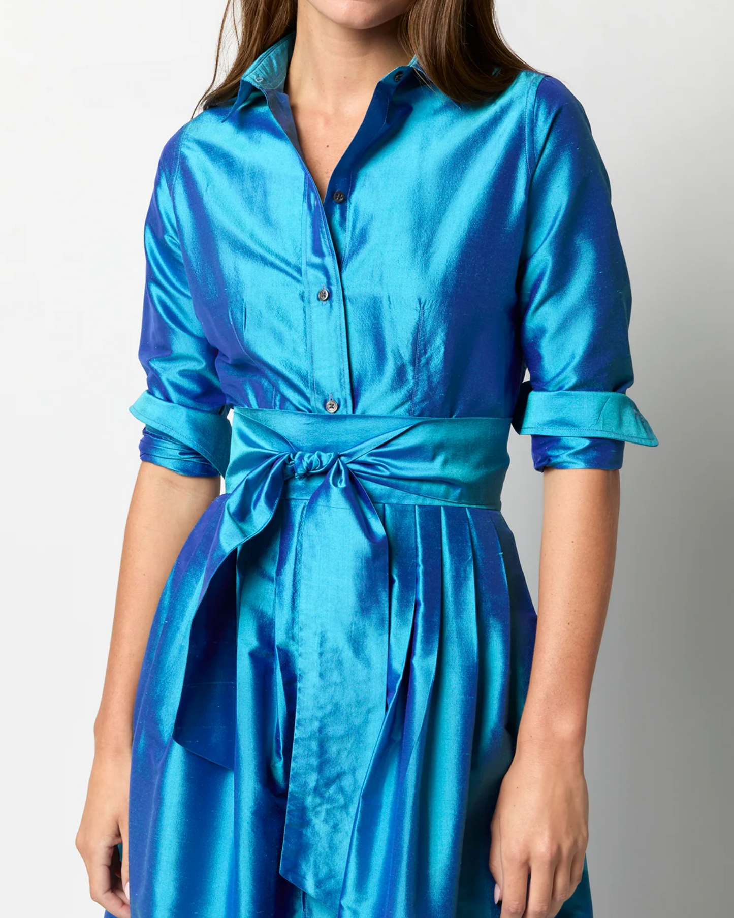 Classic Shirtwaist Maxi Dress