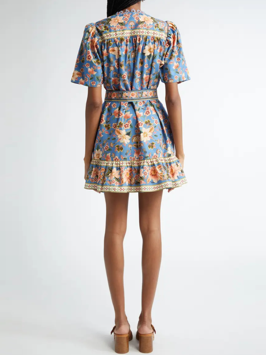 Super Bloom Tapestry Cotton Dress