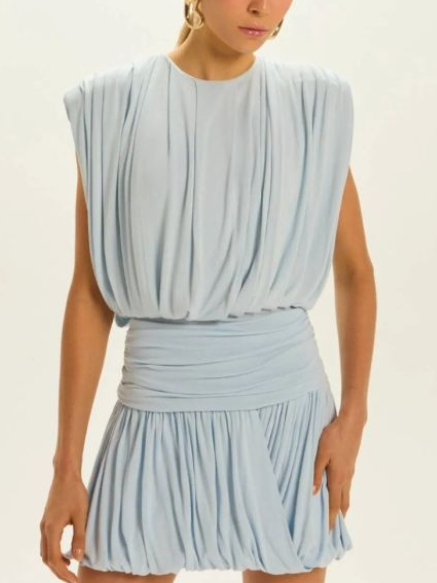 Pleated Skirt Suit