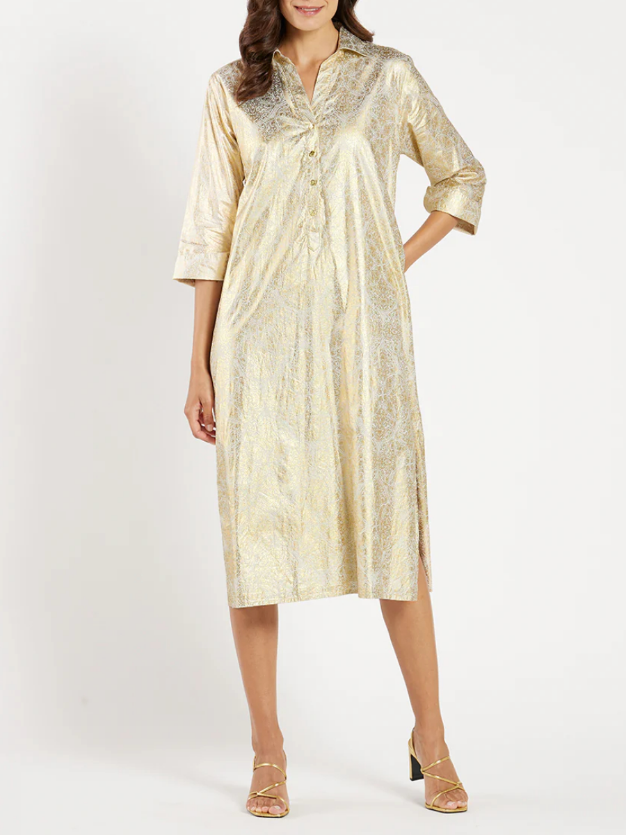 Elegant Cotton Caftan Dress