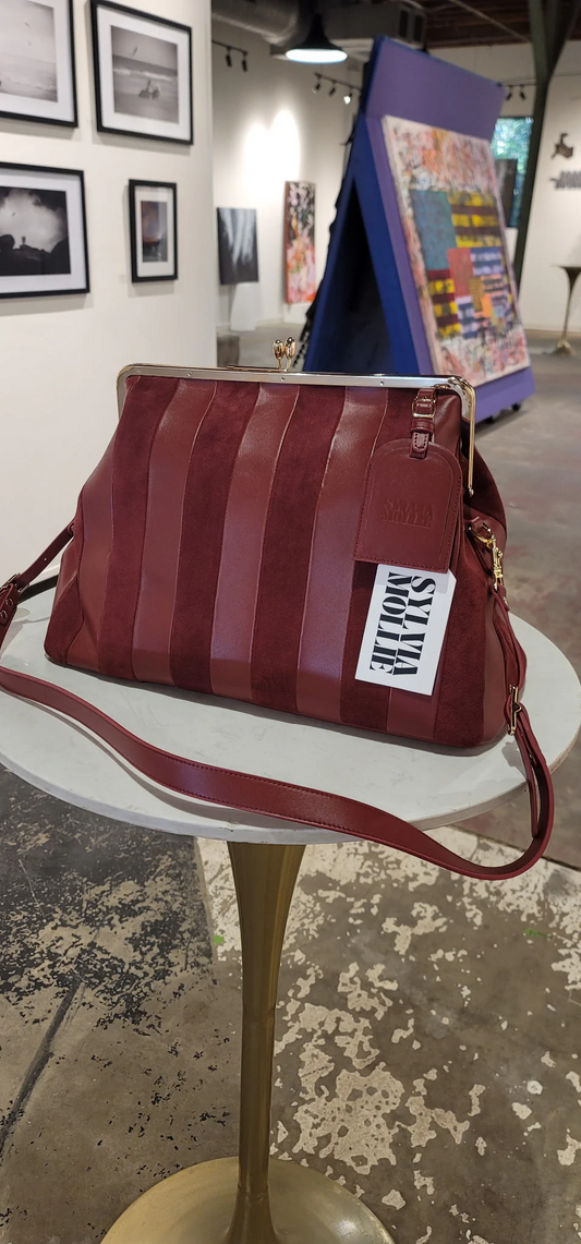 The Fannie Bag - Burgundy