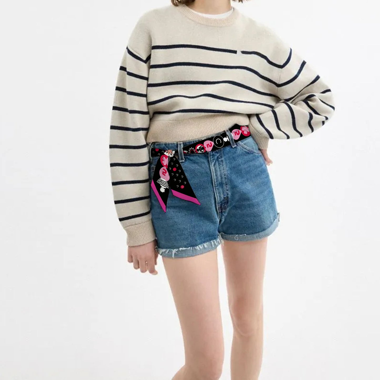 Mulberry silk Scarf hair ribbons for hair handbag scarf Tie Bundle Scarf Neckerchief Head Scarf for women