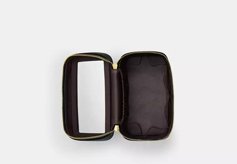 Cosmetic Case In Signature Denim