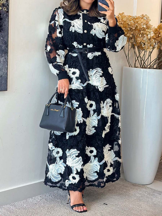 Elegant See-through Two Pieces Dress