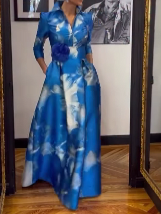 Printed Maxi Dress