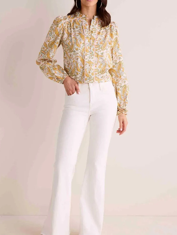 Embroidered Printed Two-piece Set