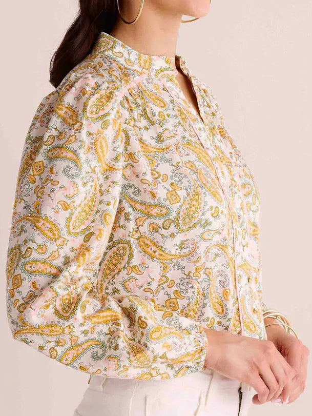 Embroidered Printed Two-piece Set
