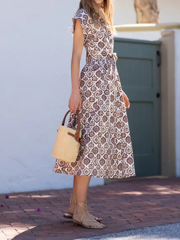 Vintage Printed Dress