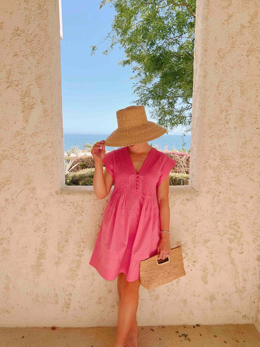 Ruffle Sleeve Mini Dress