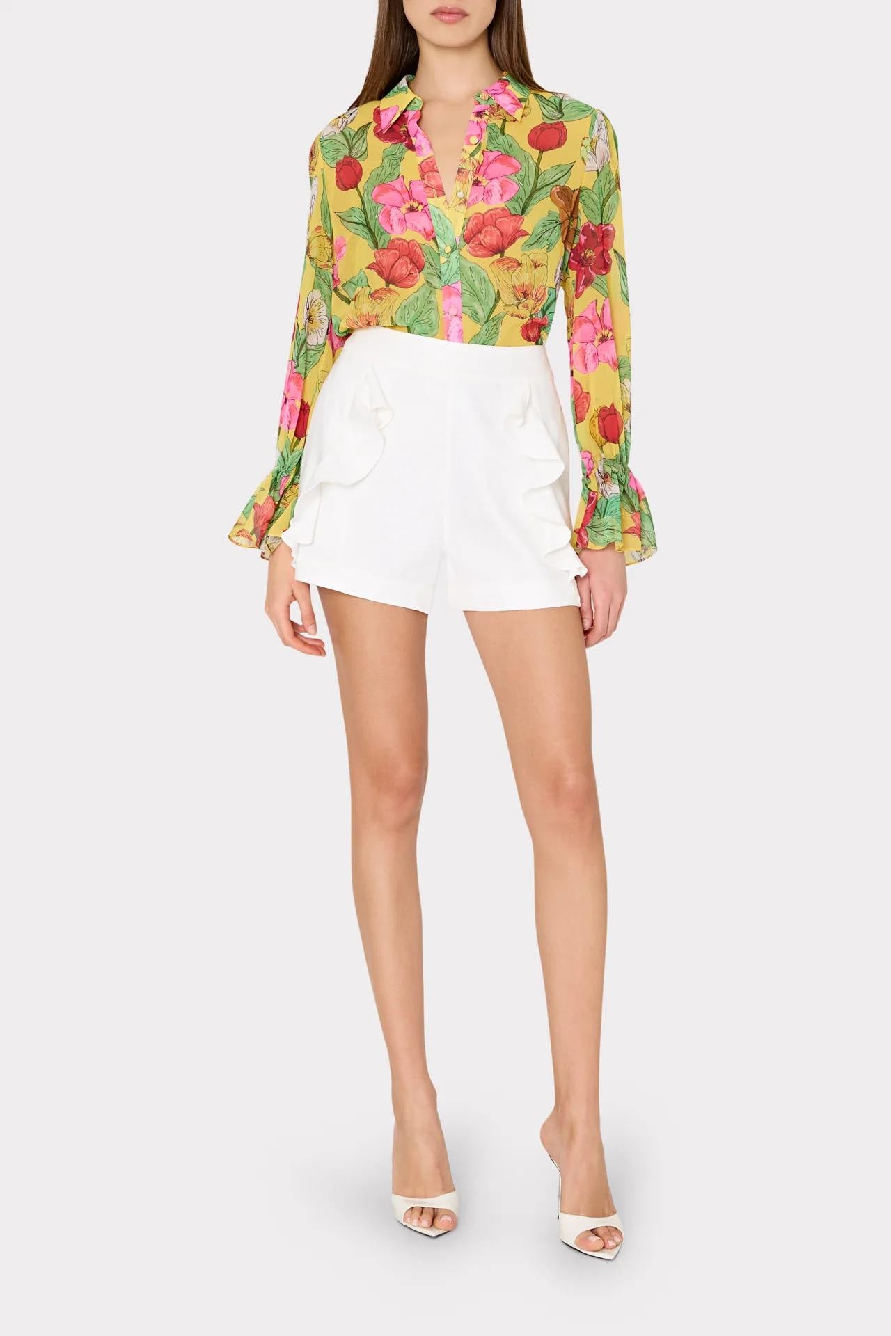 Tulip Rose Lace Blouse