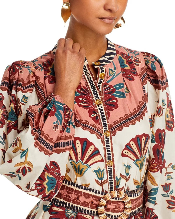 Belted Mini Shirt Dress