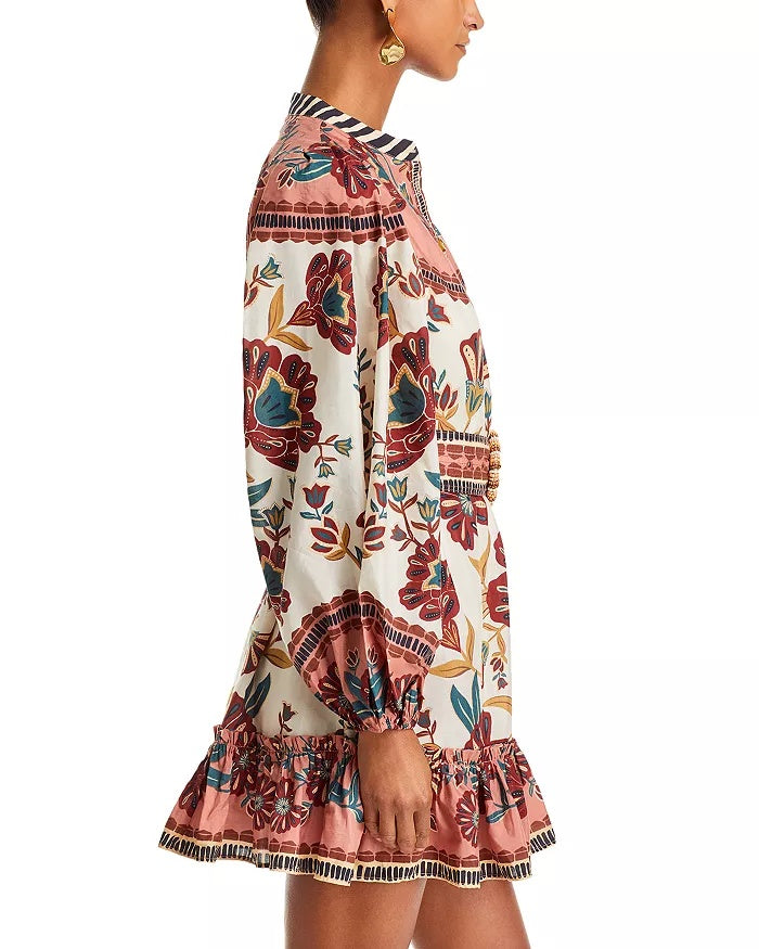 Belted Mini Shirt Dress