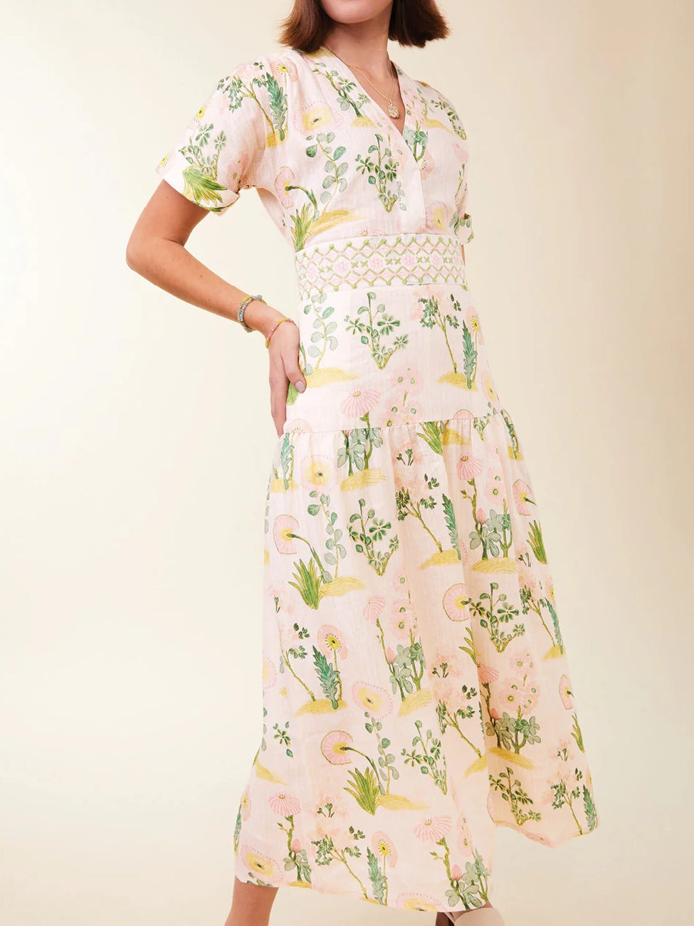 Floral Print Midi Dress